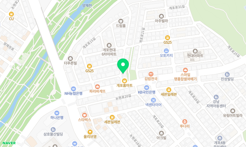 혜민한의원 위치 지도