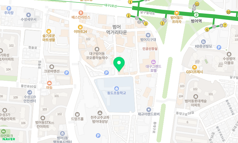 남선생김치찜&갈비찜 위치 지도