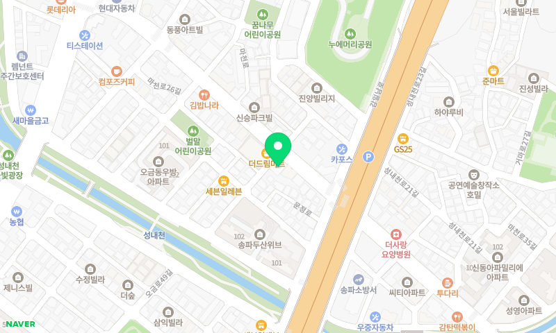 재근막국수 위치 지도