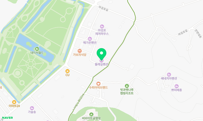 갯바위수산 위치 지도