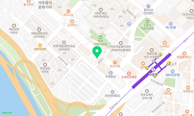 마포옥 위치 지도