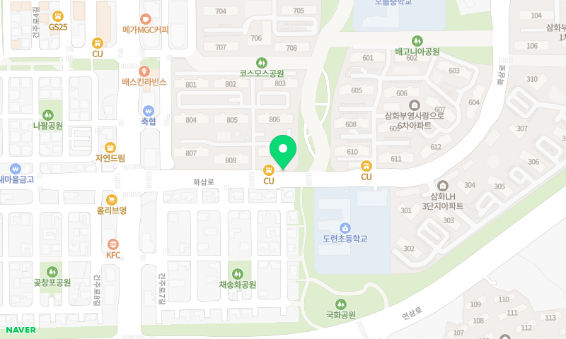 제주 곱들락 과일모찌 위치 지도
