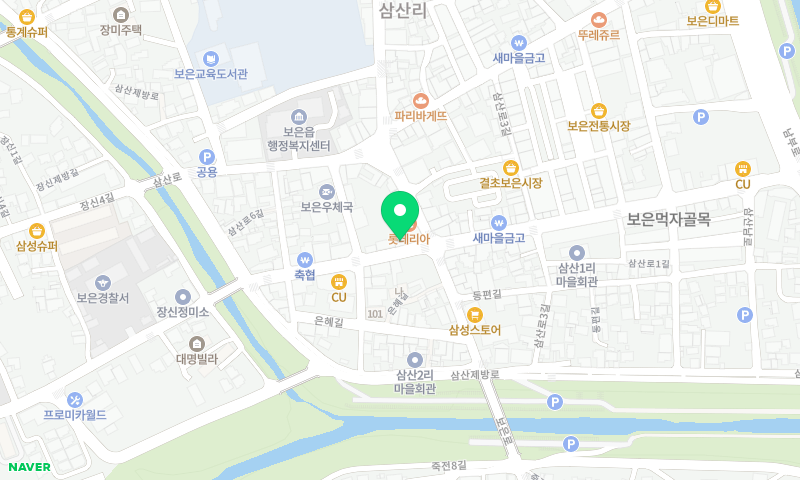 운영식당 위치 지도