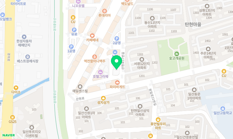 크크셀렉샵 위치 지도