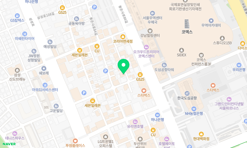 이대성의진면목 본점 위치 지도