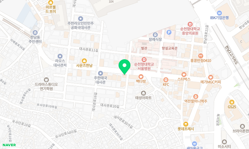 LAMIE 라미 위치 지도
