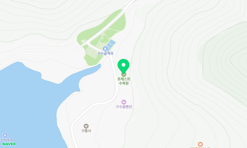 포레스트수목원 위치 지도