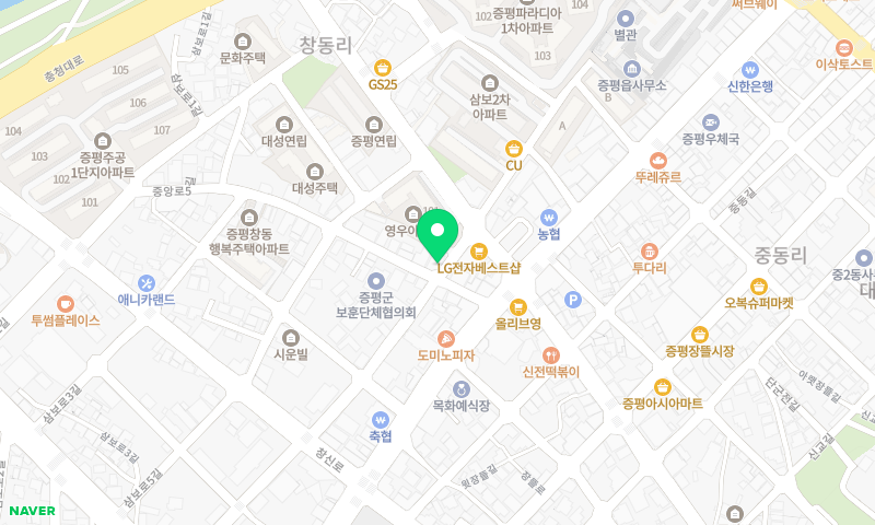 삼순이 위치 지도