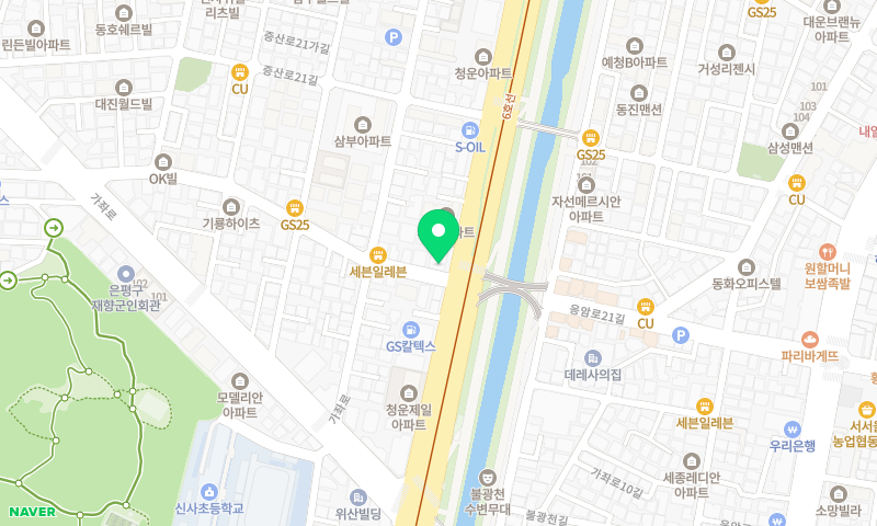 효면옥 신사본점 위치 지도