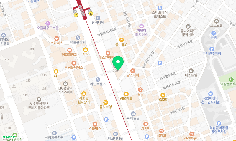 탕화쿵푸마라탕 본점 강남직영점 위치 지도