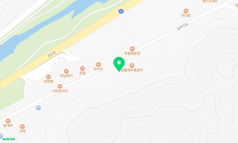 우마왕 경주본점 위치 지도