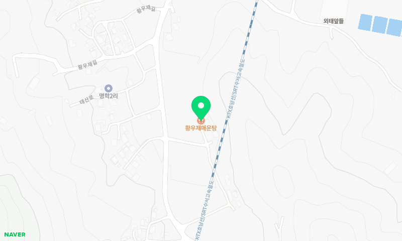 황우제매운탕 위치 지도