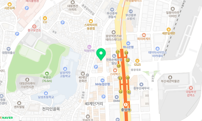 본참치 위치 지도