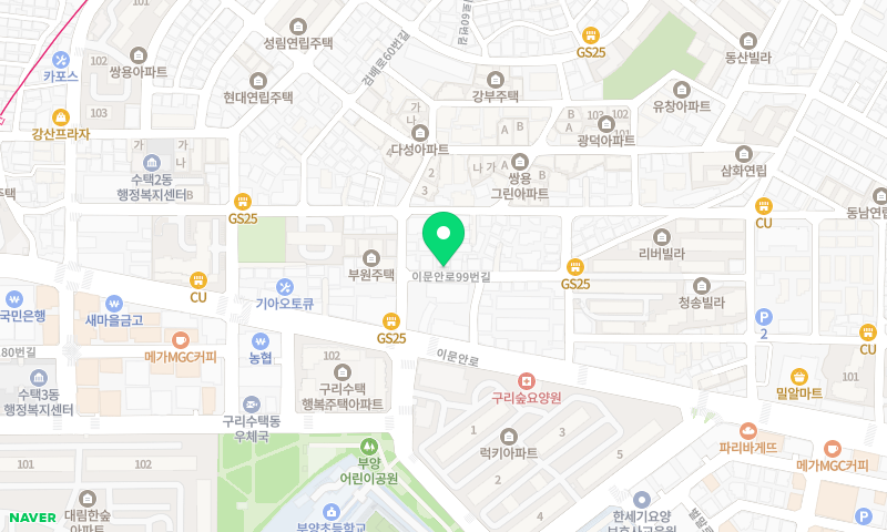 벅시분식 위치 지도